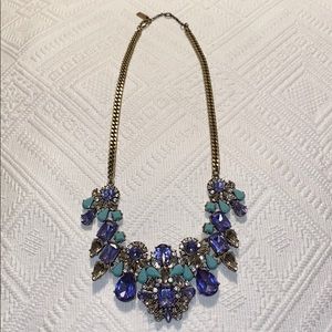 🌟BaubleBar Blue Stone Statement Necklace